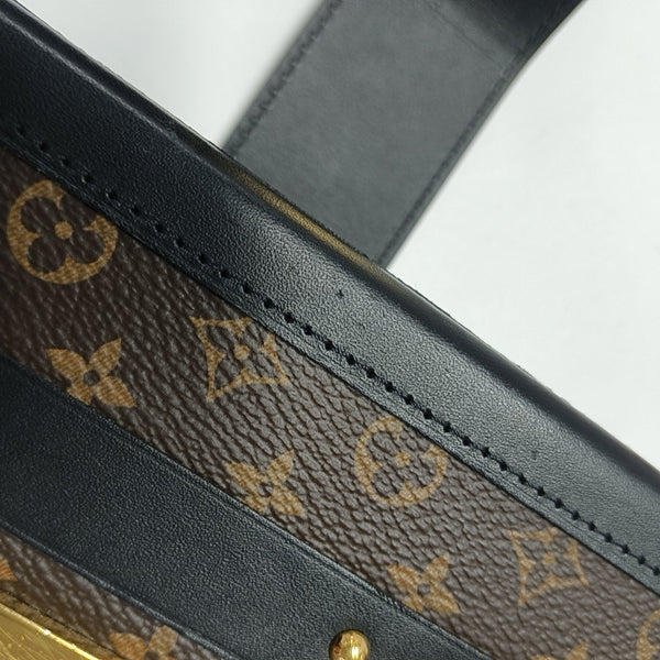 PETITE MALLE Monogram Coated Canvas Brown