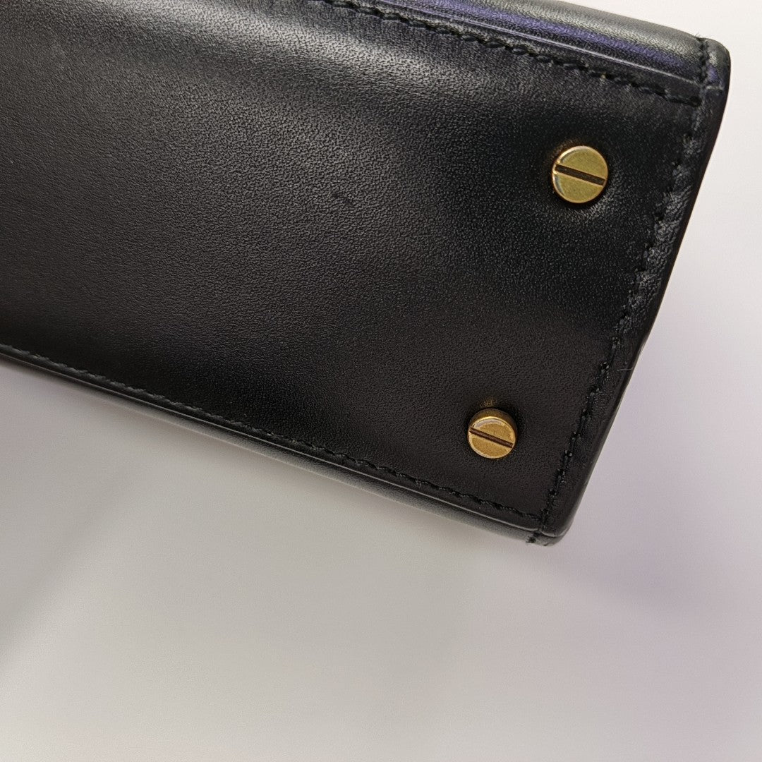 CASSANDRA Mini Calfskin Black