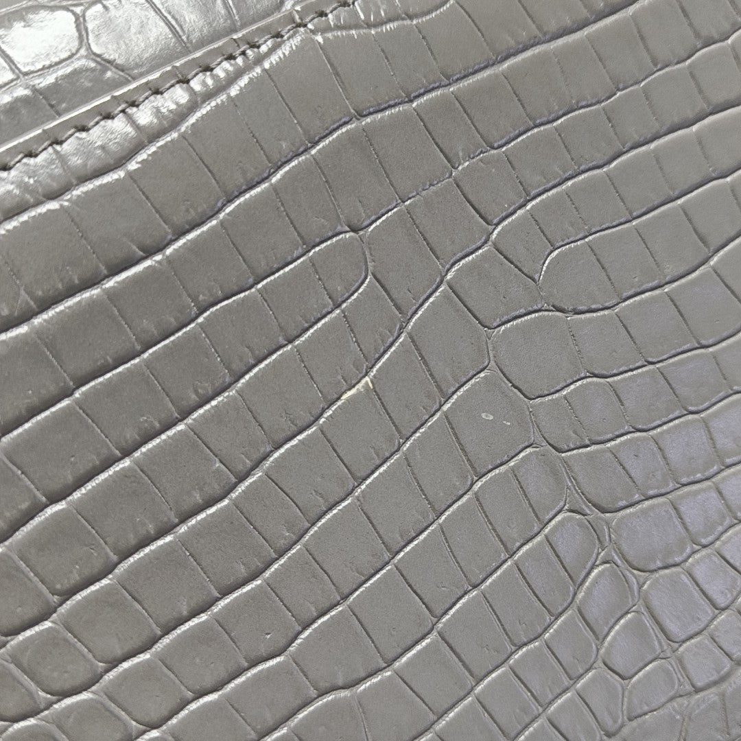 SUNSET Medium Calfskin Gray