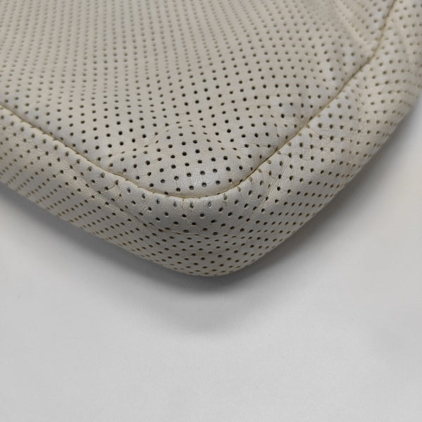 Lambskin Shoulder Bag White