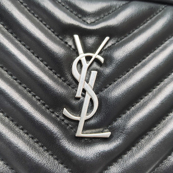 LOU Chevron Calfskin Black