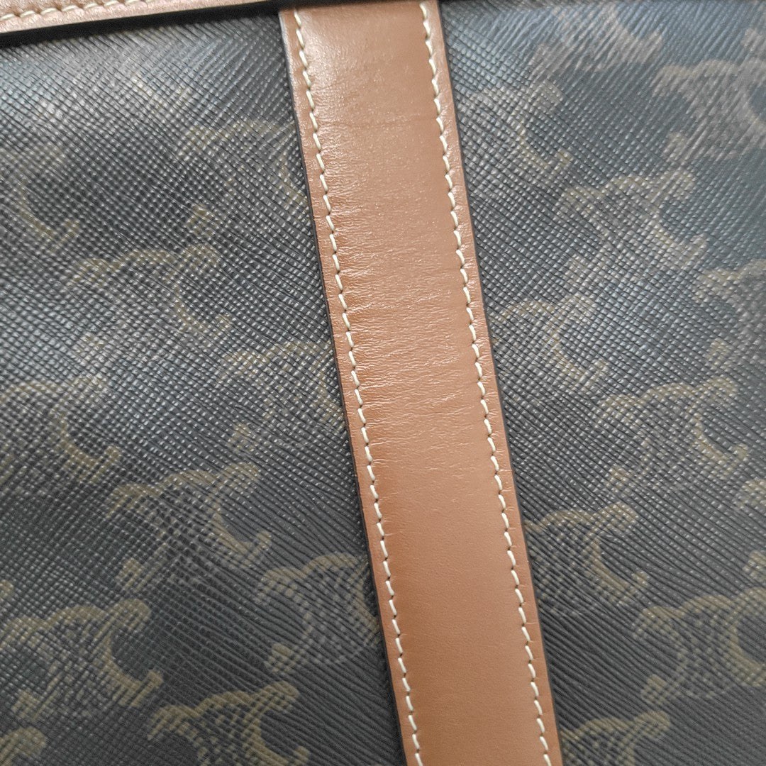 TRIOMPHE CANVAS Medium Coated Canvas Brown