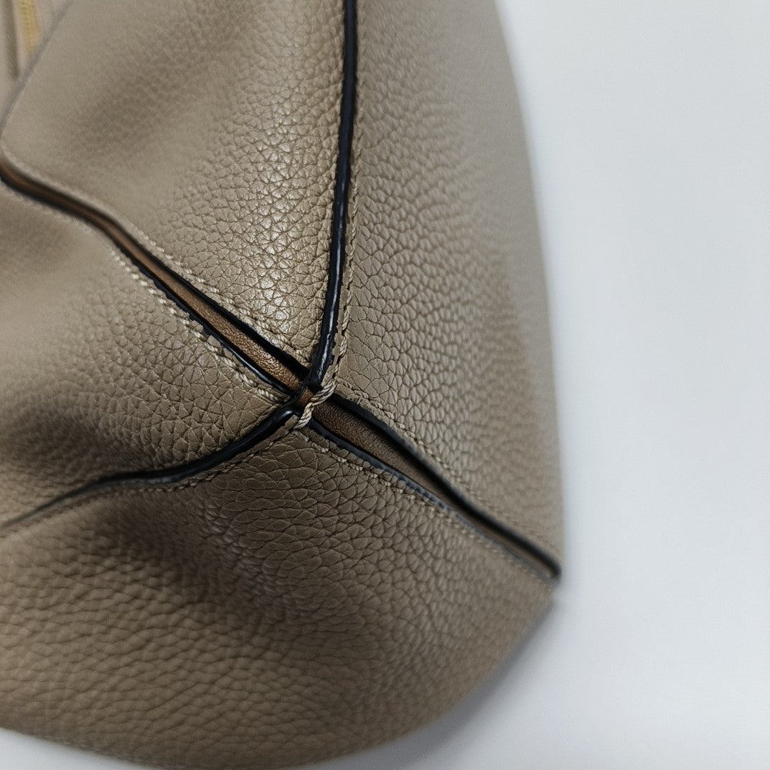 Puzzle Small Calfskin Beige