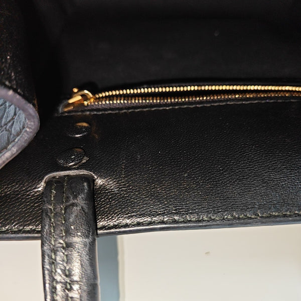 Sharp Calfskin Black