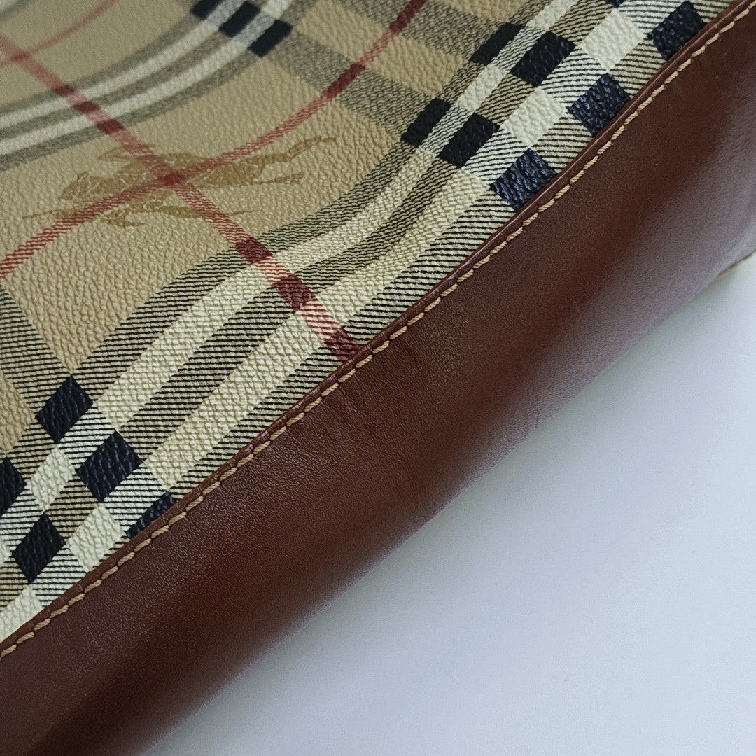 Coated Canvas Tote Bag Beige
