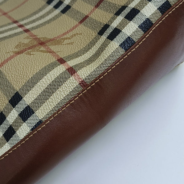 Coated Canvas Tote Bag Beige