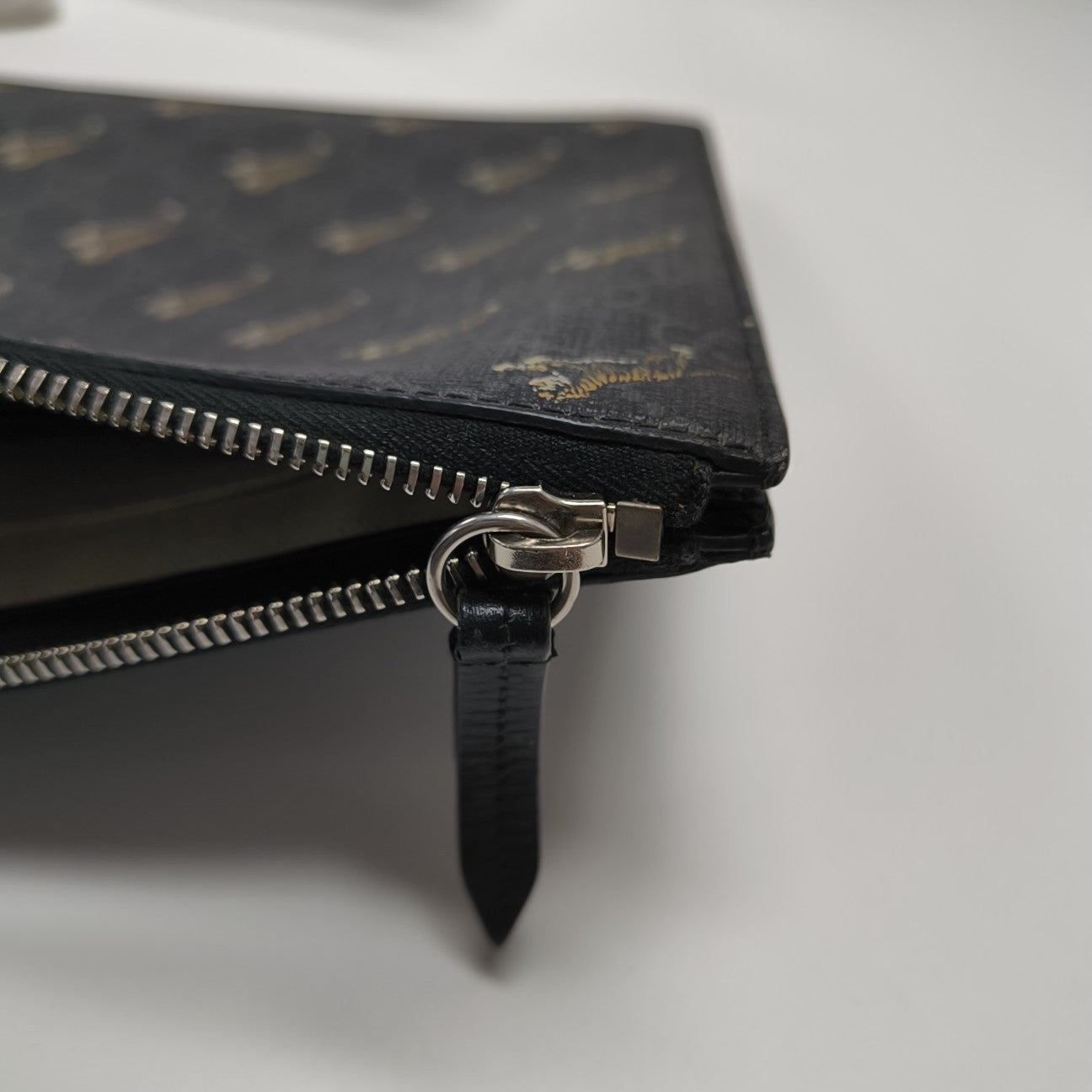 GG Supreme Monogram Coated Canvas Black