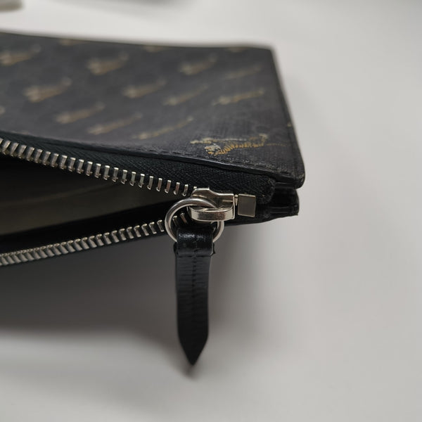 GG Supreme Monogram Coated Canvas Black