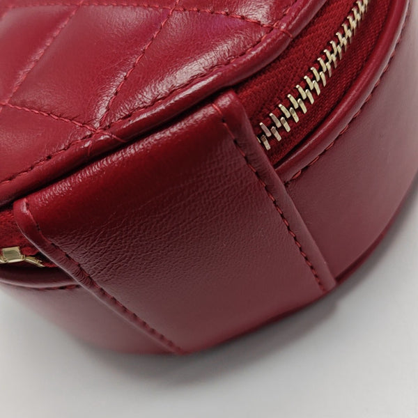 22K Quilted Lambskin Red