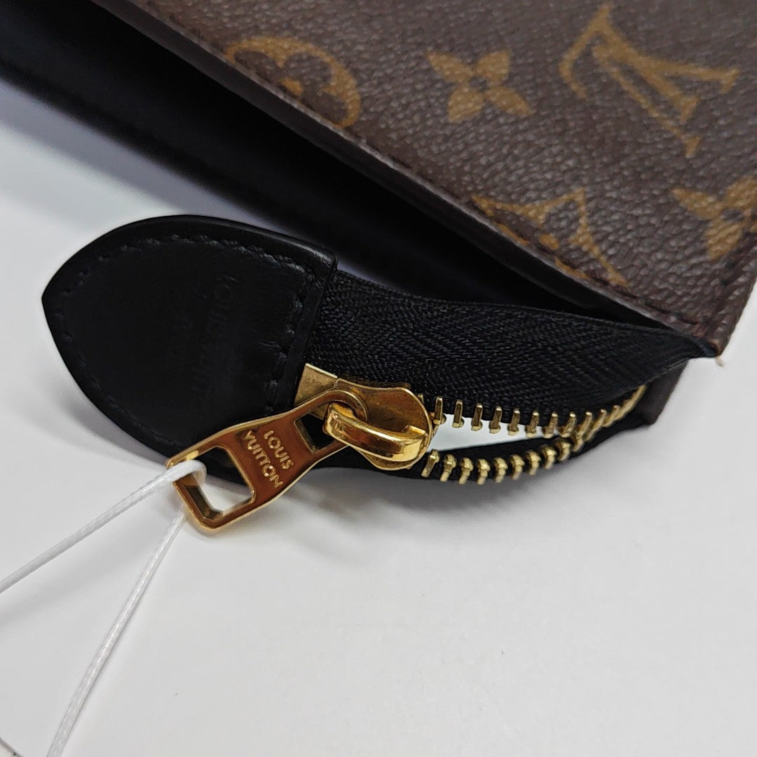 TOILET POCKET 26 Monogram Coated Canvas Brown