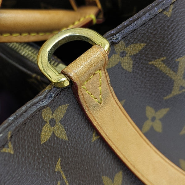 MONTAIGNE Monogram Coated Canvas Brown