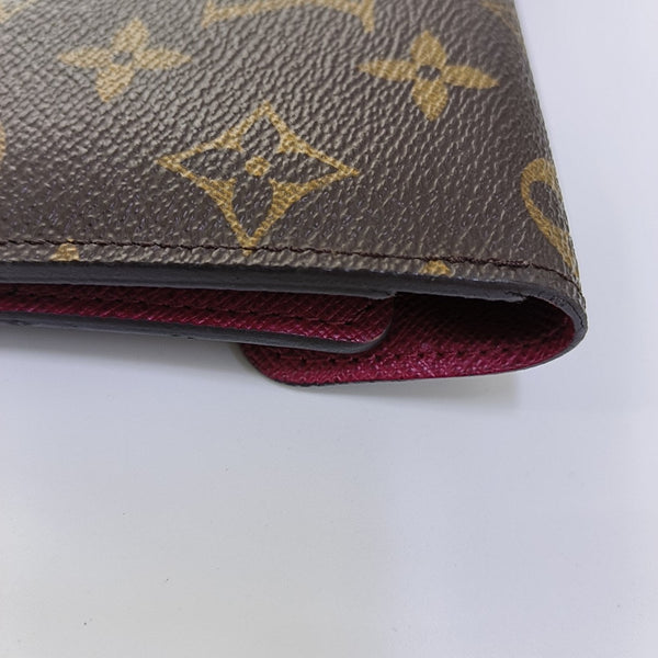 JOSÉPHINE Monogram Coated Canvas Brown Wallet