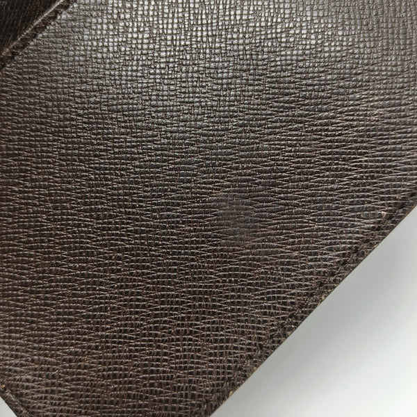JAMES Damier Ebene Coated Canvas Brown Wallet
