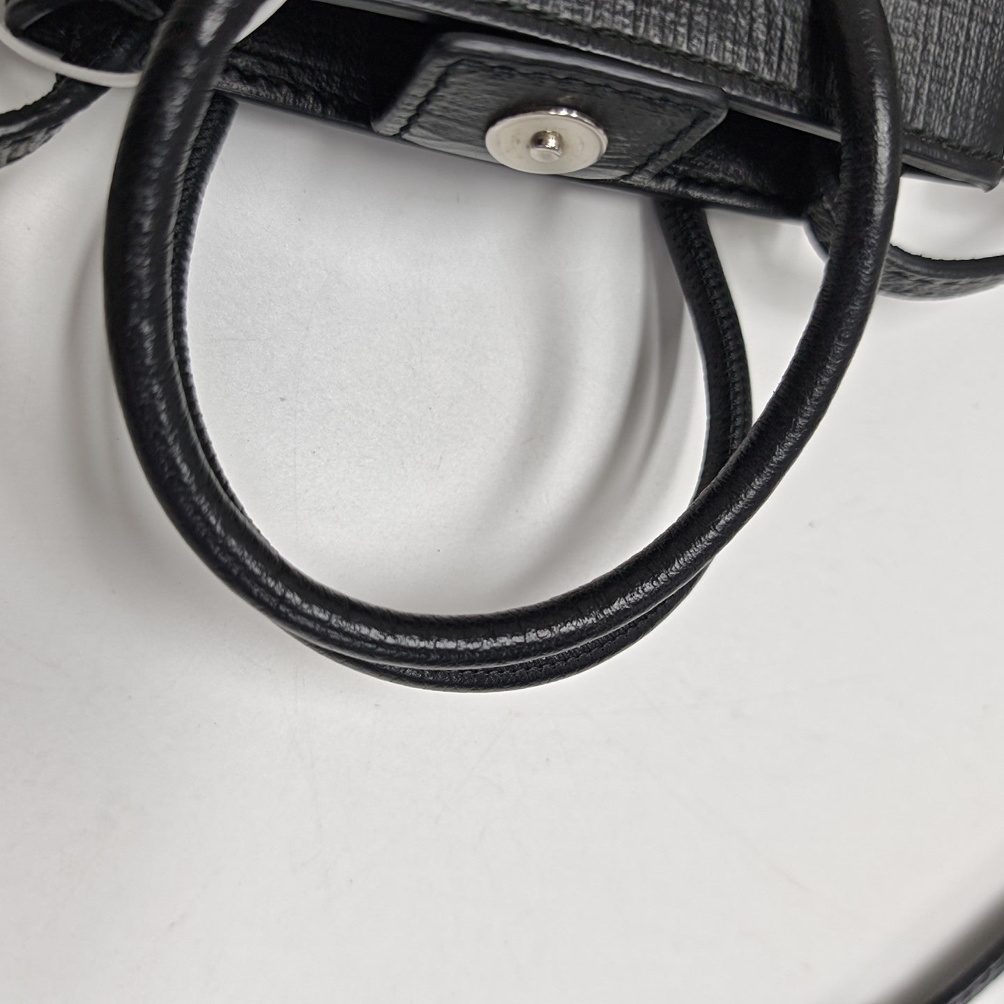 Shopping Bag Calfskin Black