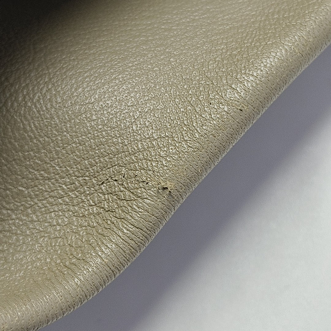 Lambskin Top Handle Bag Gray