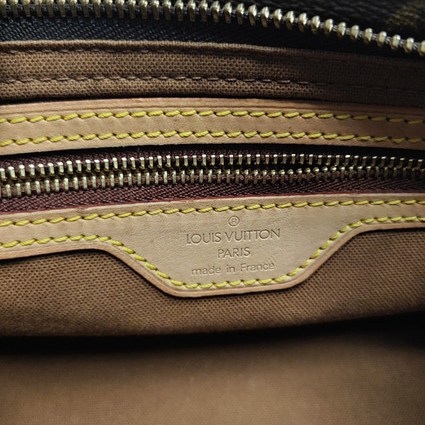 TROTTER Monogram Coated Canvas Brown