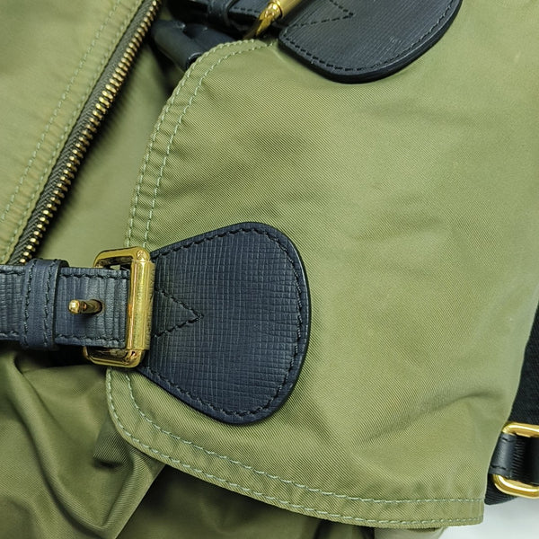 The Rucksack Large Nylon Green