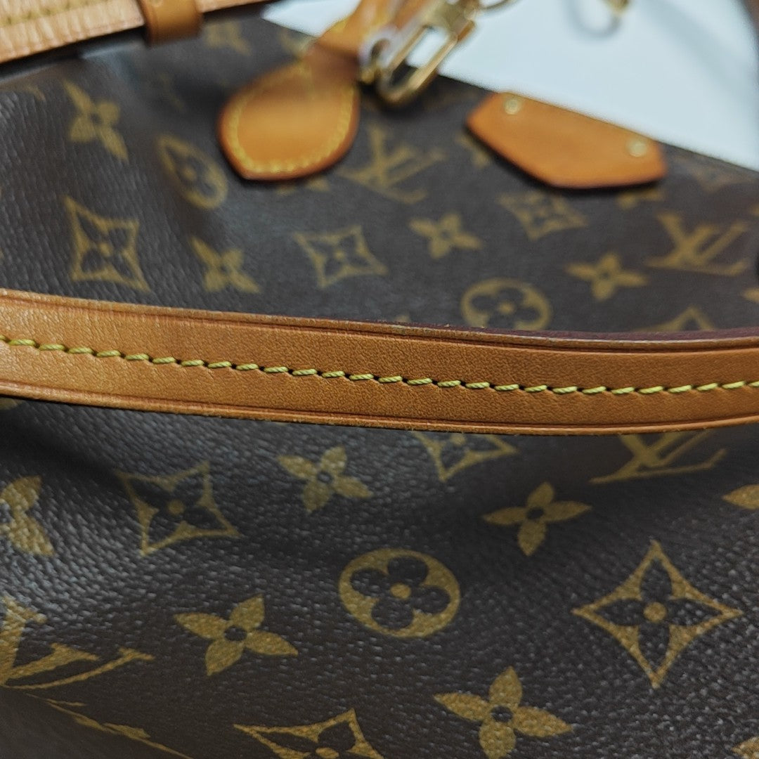 TURENNE GM Monogram Coated Canvas Brown