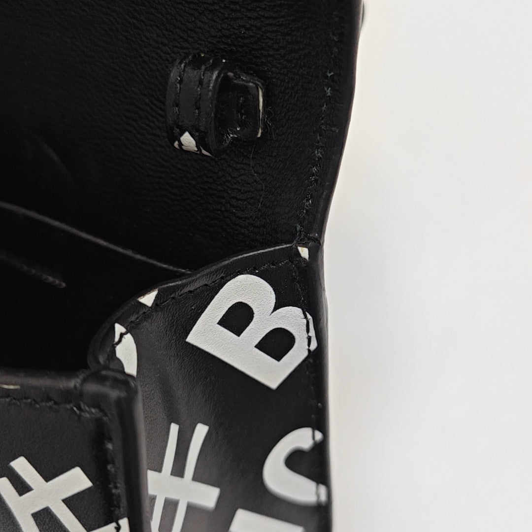 Hourglass Mini Calfskin Black