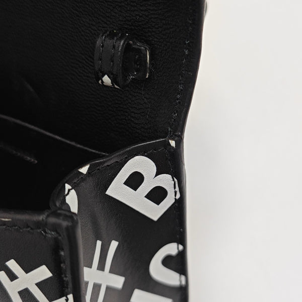 Hourglass Mini Calfskin Black