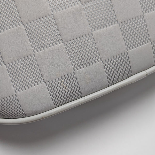 CAMPUS Damier Azur Calfskin White