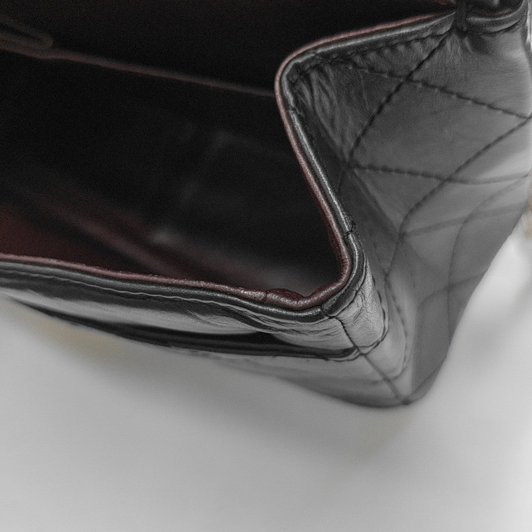 2.55 227 Quilted Calfskin Black