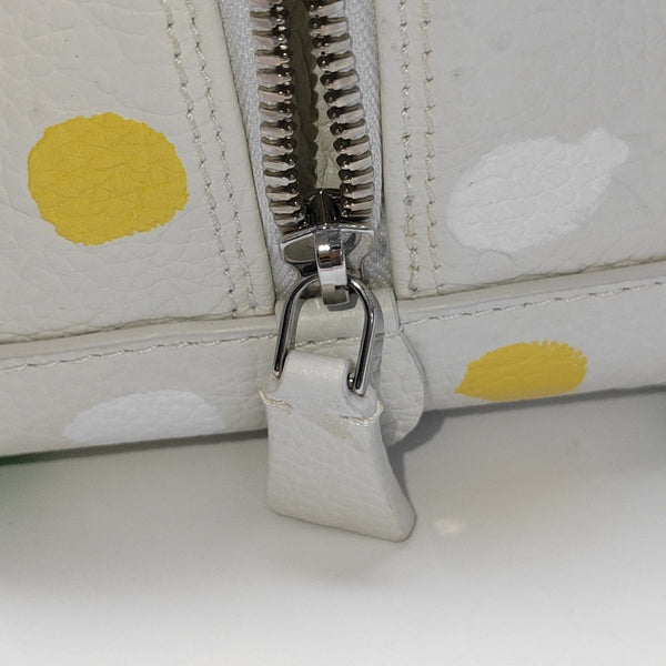 SQUARE Calfskin White