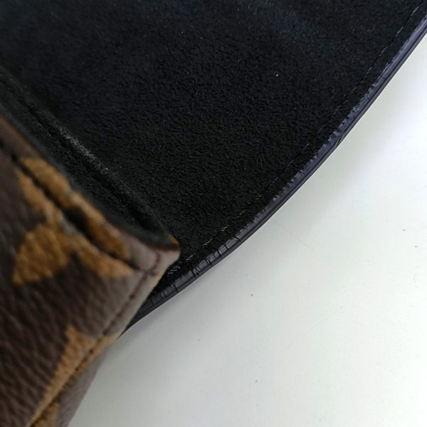 LOCKY BB Monogram Coated Canvas Brown