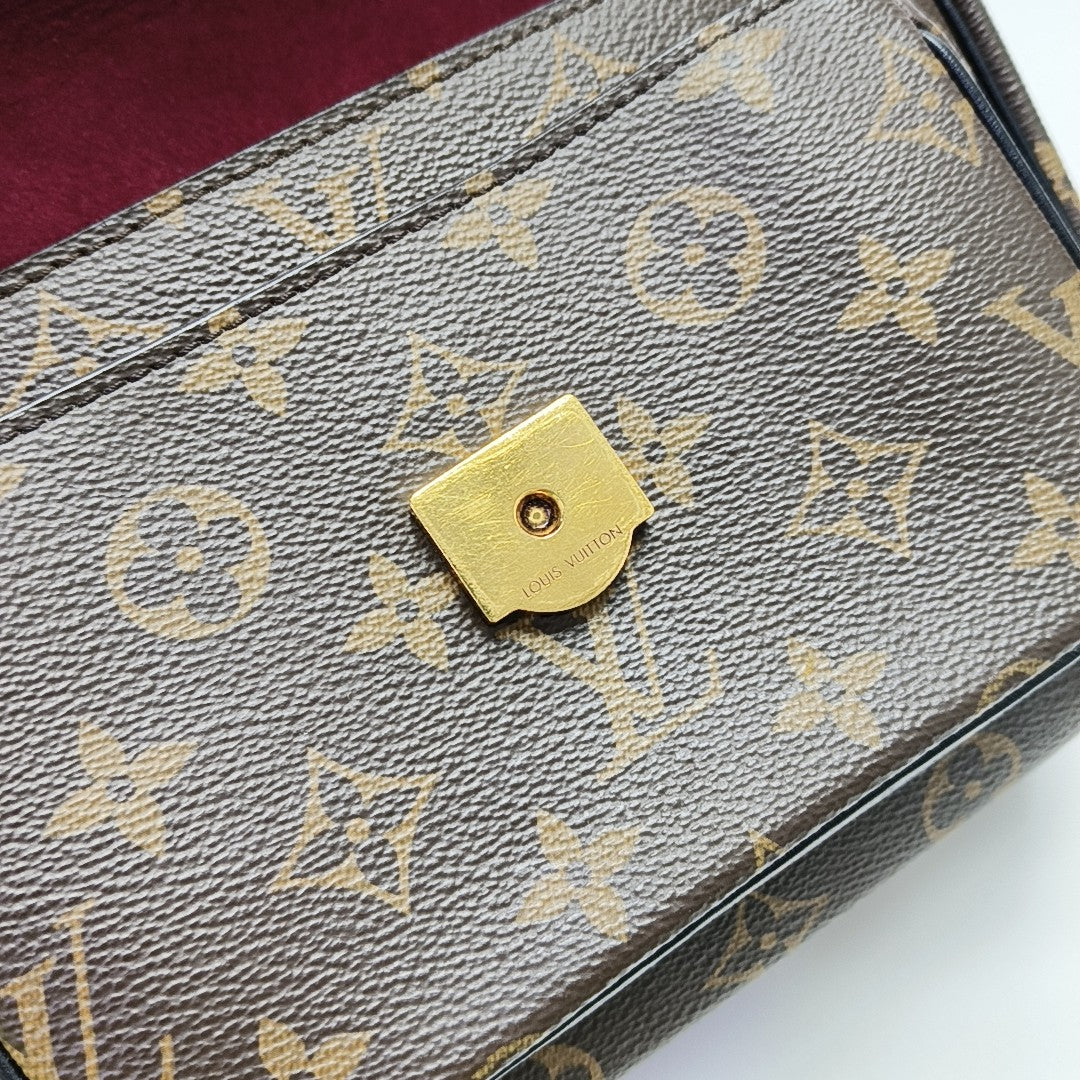 PASSY Monogram Coated Canvas Brown
