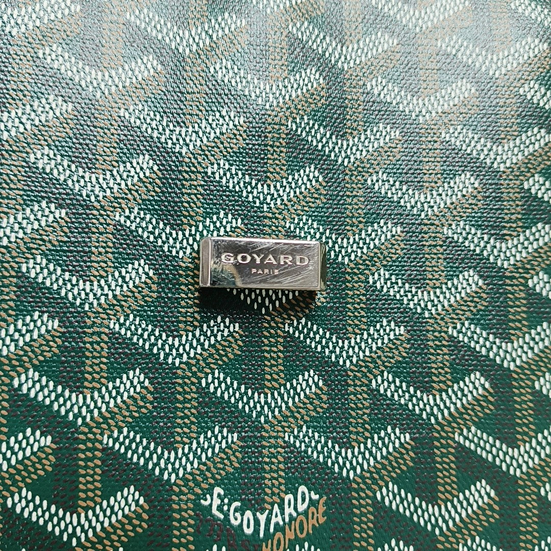 Belvedere Coated Canvas Green
