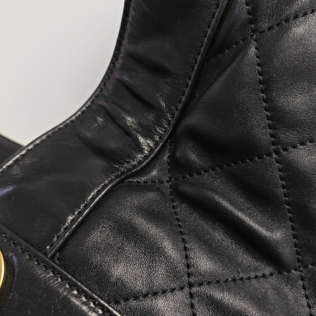 Quilted Calfskin Black