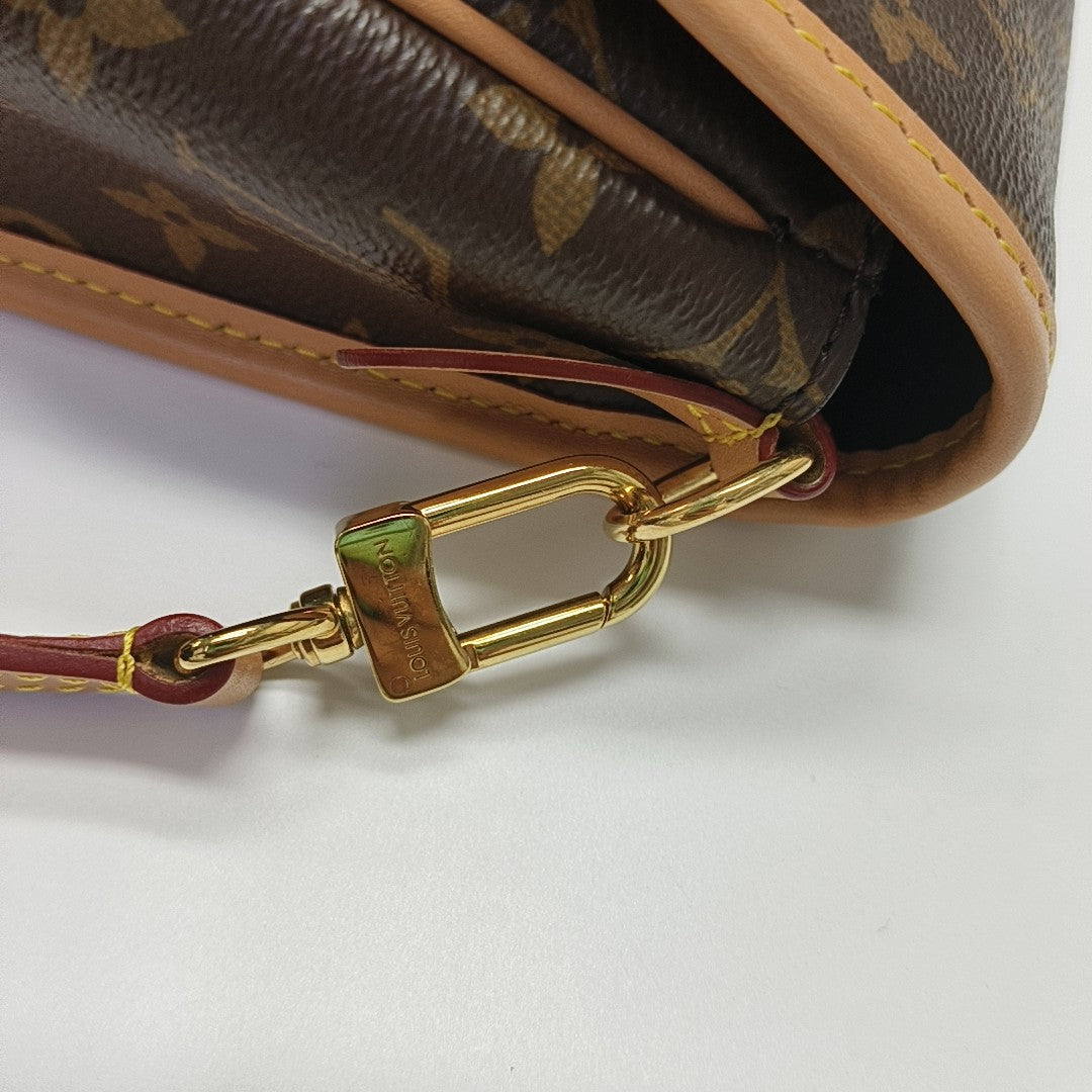 DIANE Monogram Coated Canvas Brown