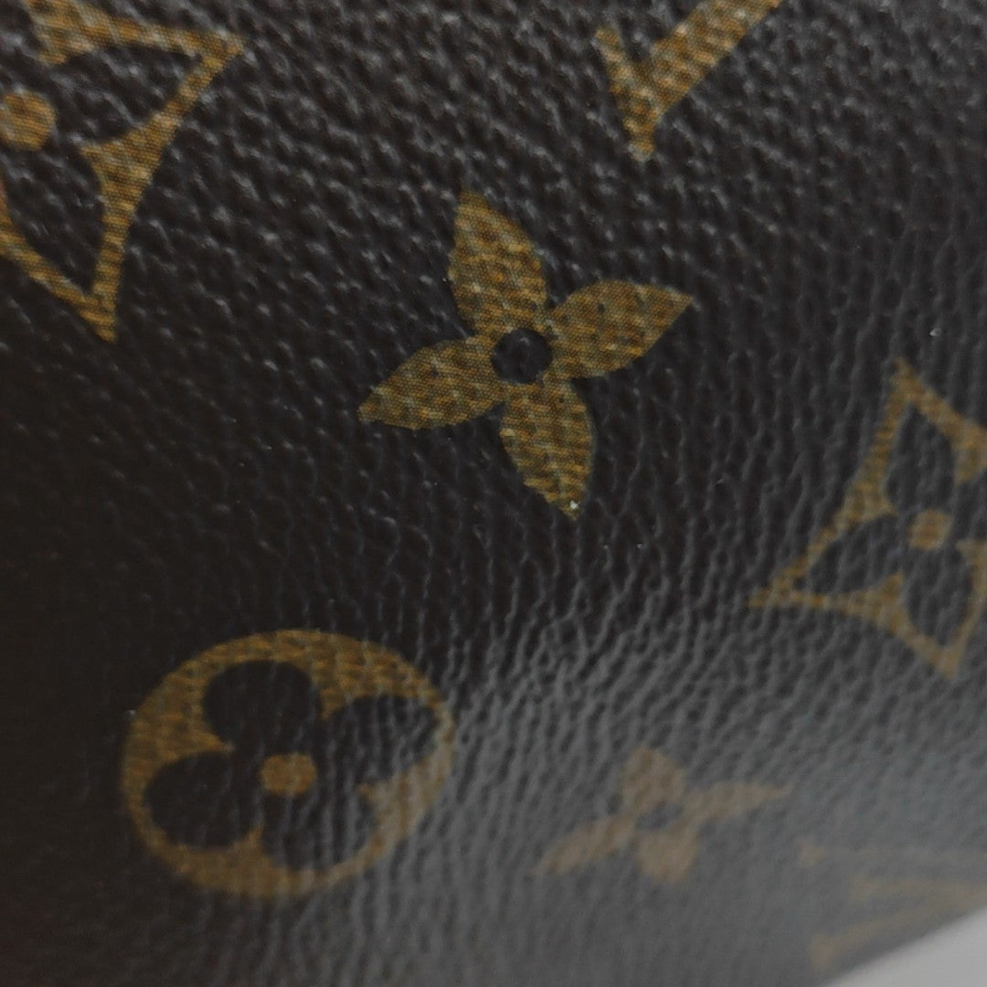 NÉONOÉ Nano Monogram Coated Canvas Brown