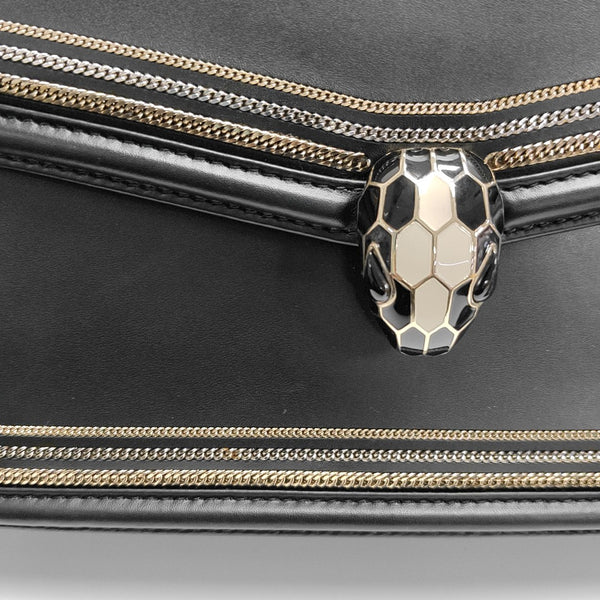SERPENTI FOREVER Small Calfskin Black