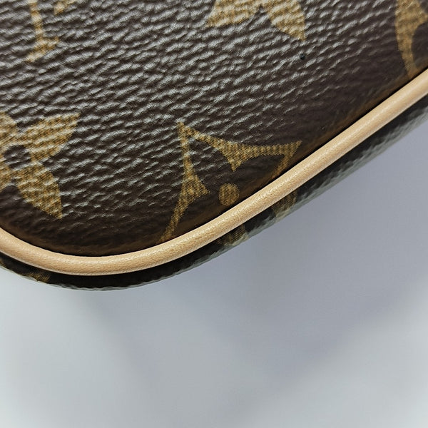NICE Super Mini Monogram Coated Canvas Brown