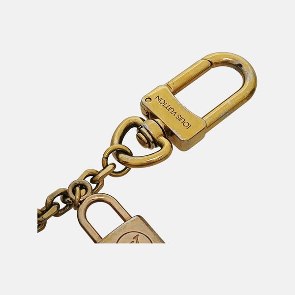 Metal Bag Charm Gold