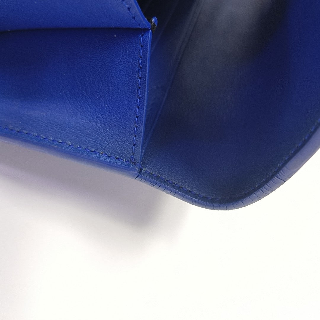 Calfskin Wallet Blue