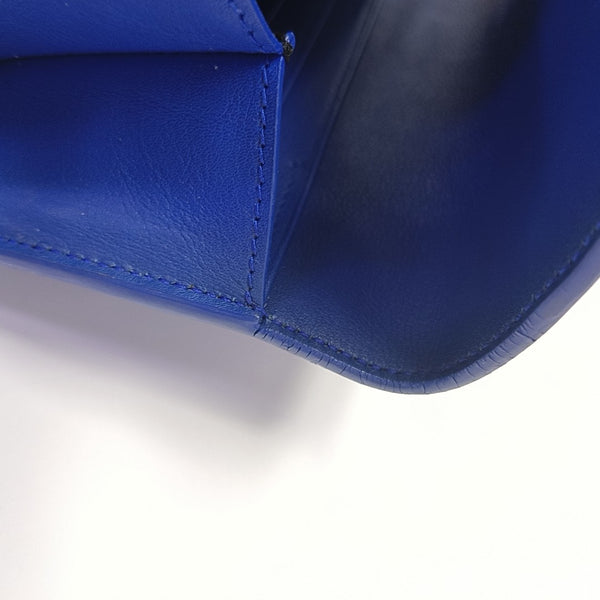 Calfskin Wallet Blue