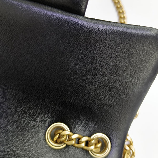 22SS Mini Quilted Lambskin Black