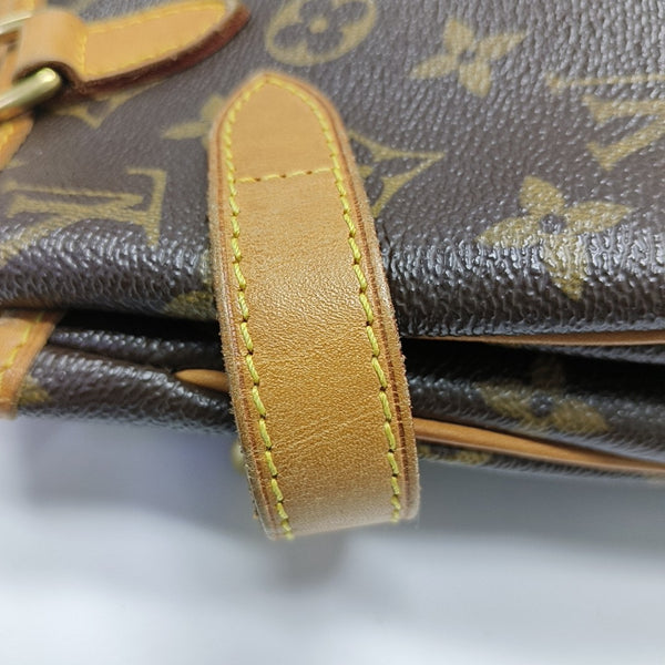 BATIGNOLLES MM Monogram Coated Canvas Brown