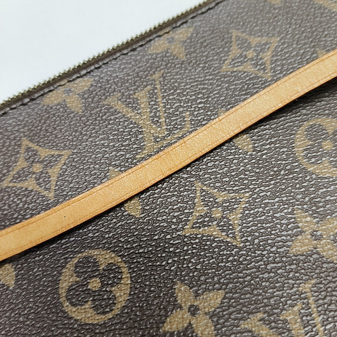 ACCESSOIRES Monogram Coated Canvas Brown