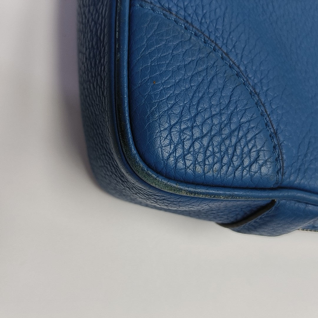 PORTE-DOCUMENTS Calfskin Blue