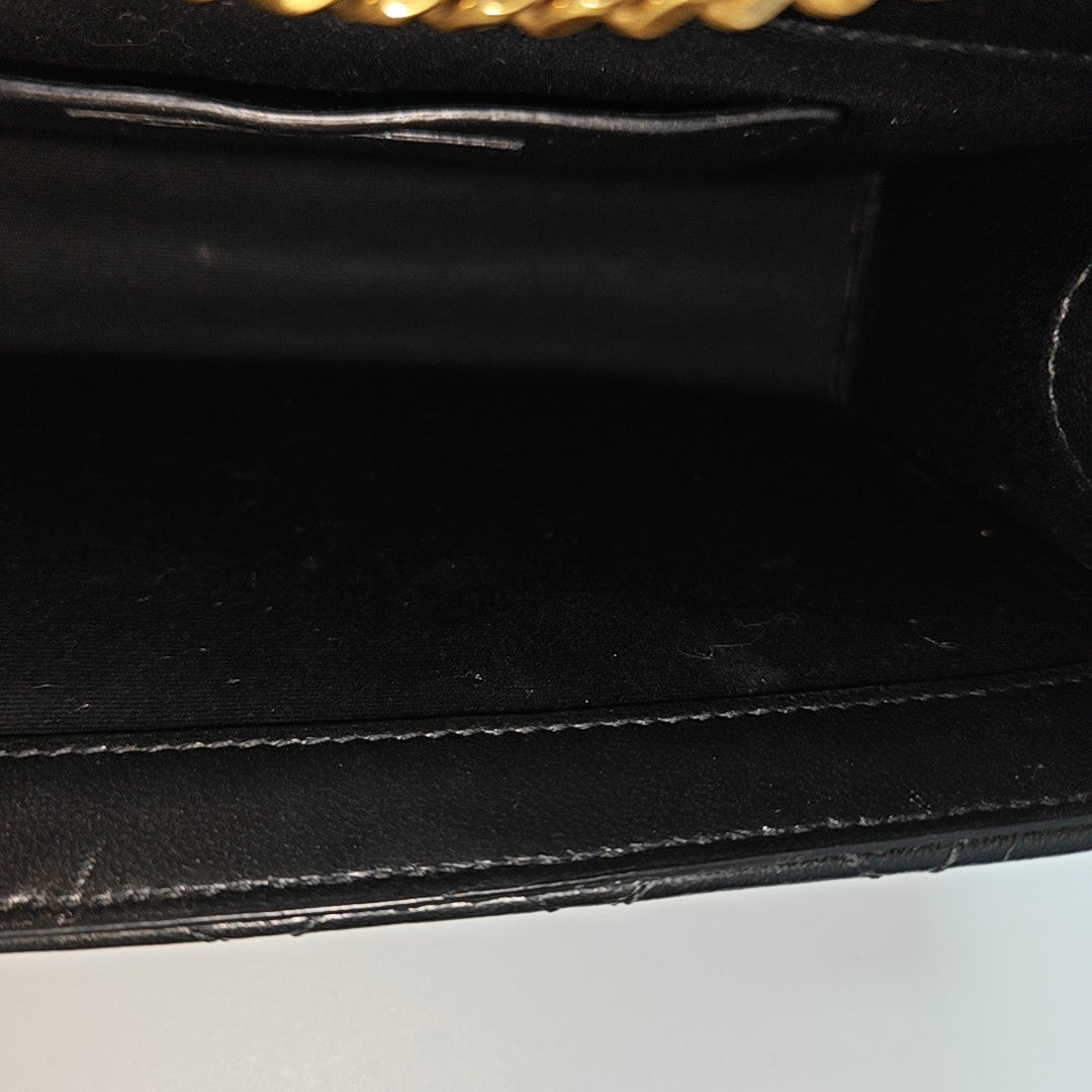 ENVELOPE Small Quilted Lambskin Black