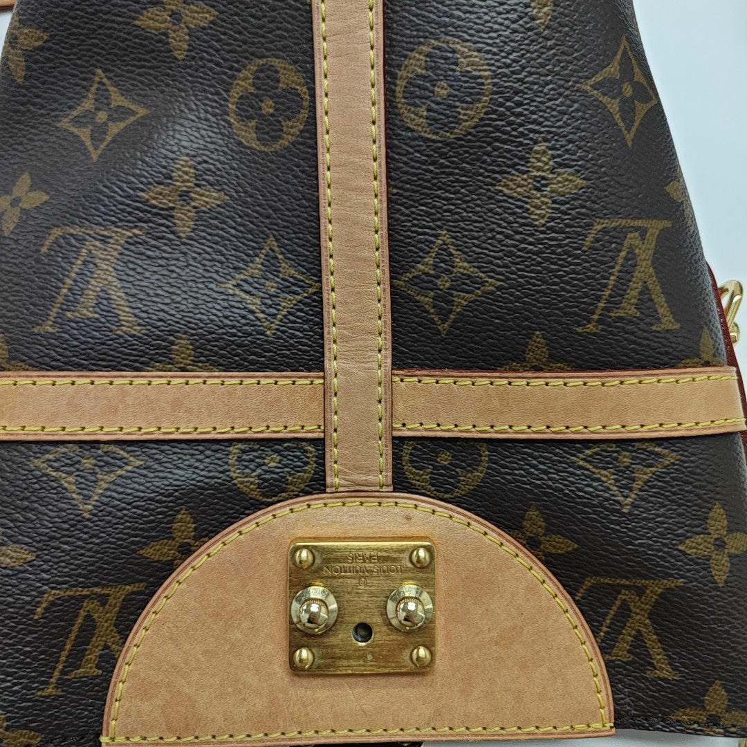 DUFFLE Monogram Coated Canvas Brown