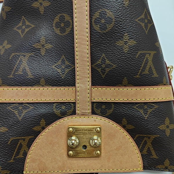 DUFFLE Monogram Coated Canvas Brown