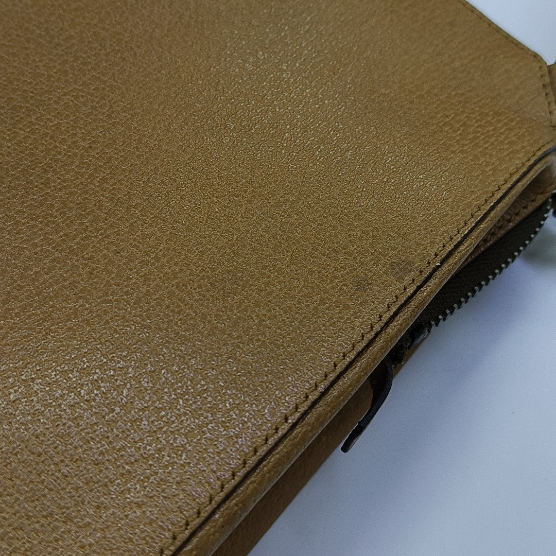 Calfskin Top Handle Bag Yellow