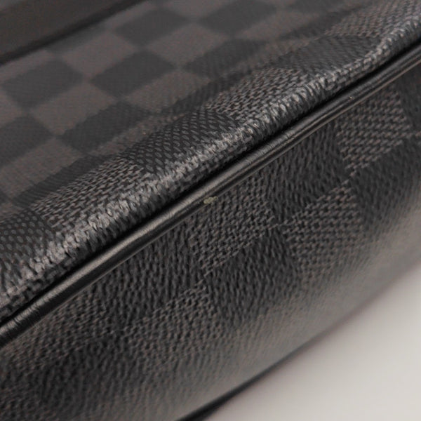TADAO PM Damier Graphite Coated Canvas Gray