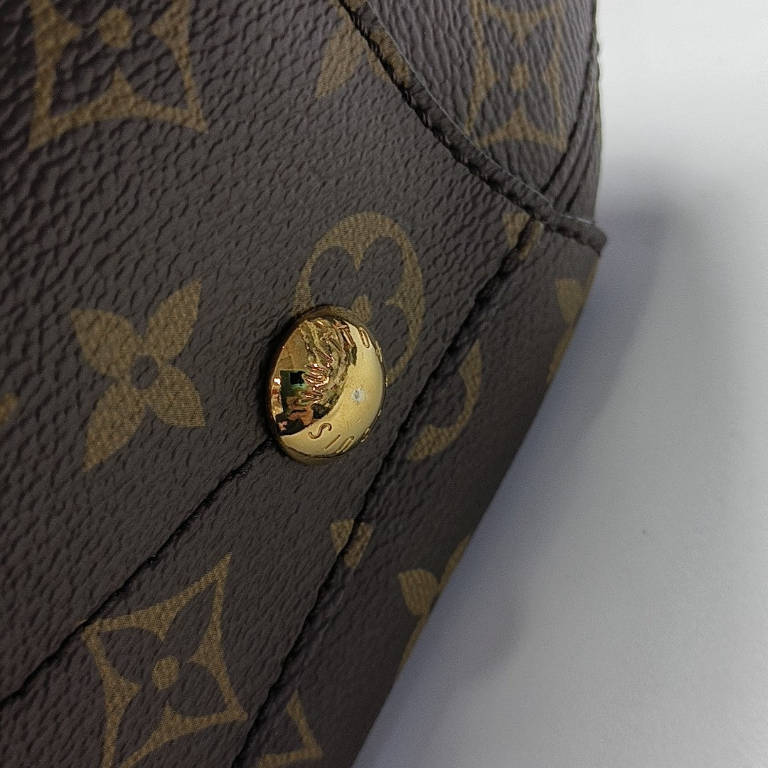 MONTAIGNE Monogram Coated Canvas Brown