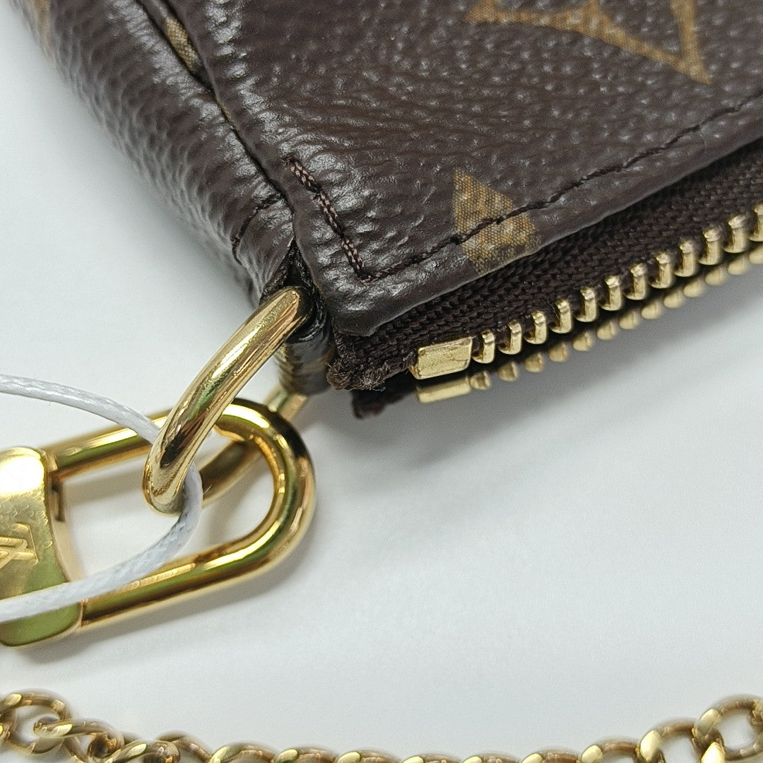 ACCESSOIRES Mini Monogram Coated Canvas Brown