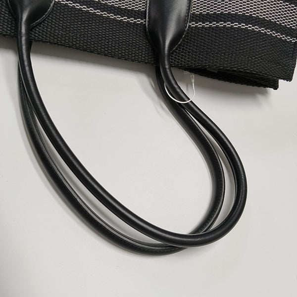 Fabric Top Handle Bag Large Gray
